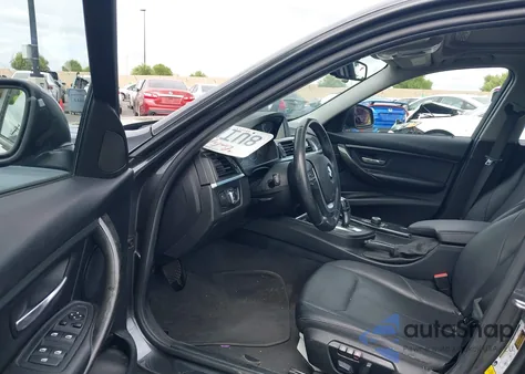 2015 BMW 328I из США, поврежденный, VIN WBA3C1C51FK123138